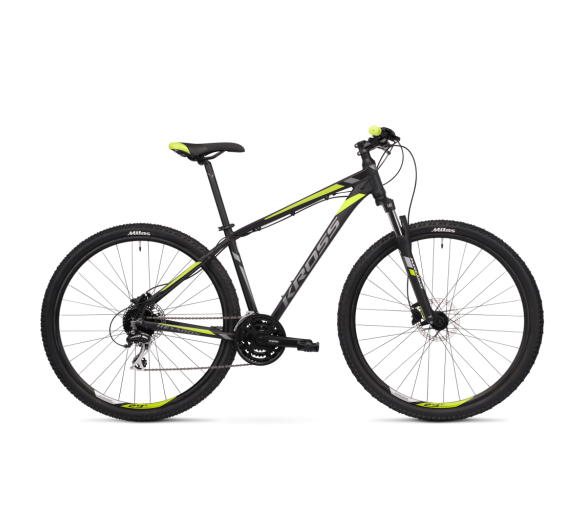 KROSS Pánské horské kolo Hexagon 5.0 29" Černé/limetkové