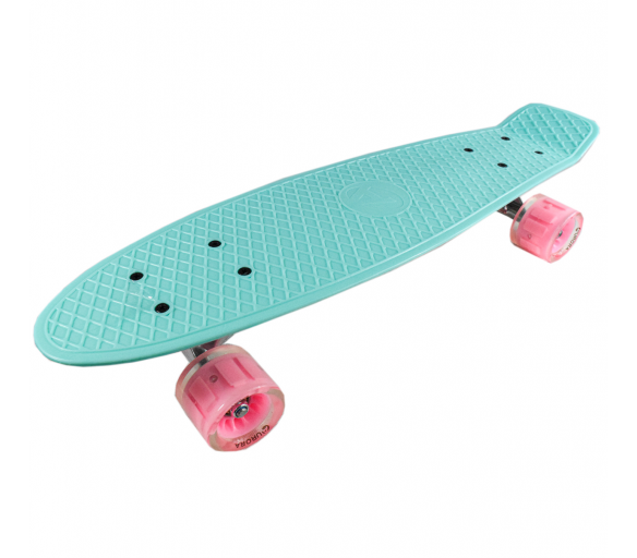 Aurora Pennyboard Green - Pink