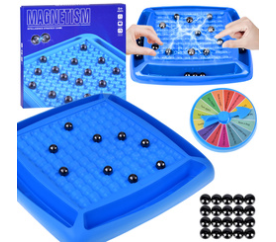 Magnetická Strategická Hra s Kuličkami a Kolem Štěstí pro Rodinu GR0763 univerzální
