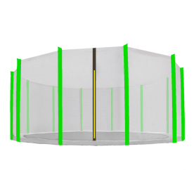 Aga Ochranná síť 488 cm na 12 tyčí Black net / Light Green