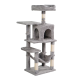 Aga Škrabadlo pro kočky 36x46x110 cm Šedé