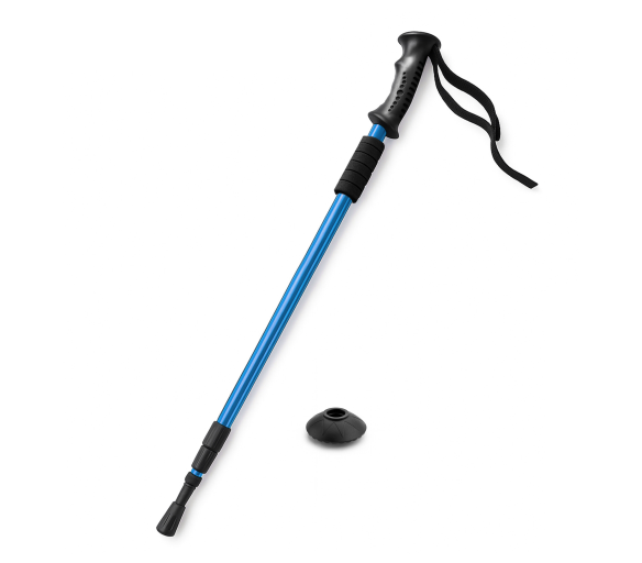 Aga Trekingová hole AntiShock 61–135 cm Modrá
