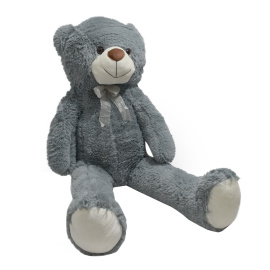 Aga4Kids Plyšový medvěd 130 cm Šedý