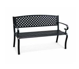 Aga Kovová zahradní lavice 128x59x84 cm