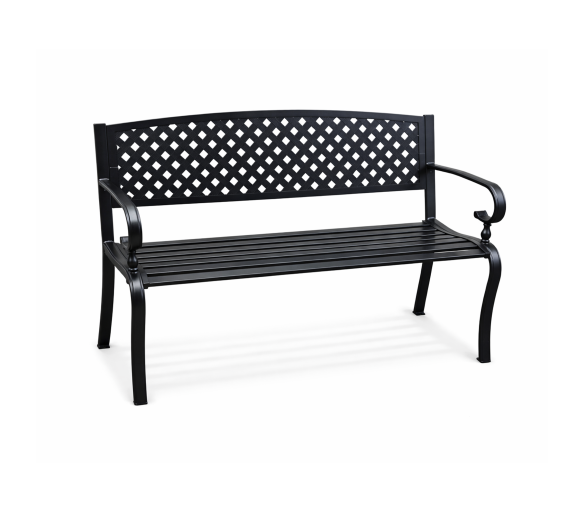 Aga Kovová zahradní lavice 128x59x84 cm