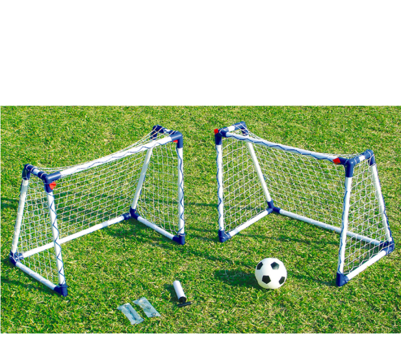 Aga Fotbalový set 2 JUNIOR SOCCER GOAL JC-8219A 74x60x46 cm