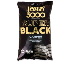 Sensas Krmítková směs 3000 Super Black Carpe 1kg
