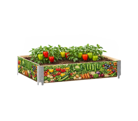 Aga Vyvýšený záhon 120x80x40 cm Zelenina