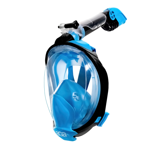 Aga Celoobličejová šnorchlovací maska L/XL Modrá