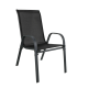 2x Linder Exclusiv Zahradní křeslo Černé 2DAZ537 - II. JAKOST