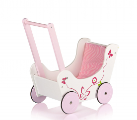Doris Dřevěný kočárek pro panenky