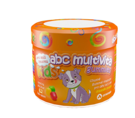 Avanso ABC Multivita Kids Vitaminové želatinky pro děti od 3 let 62 tobolek