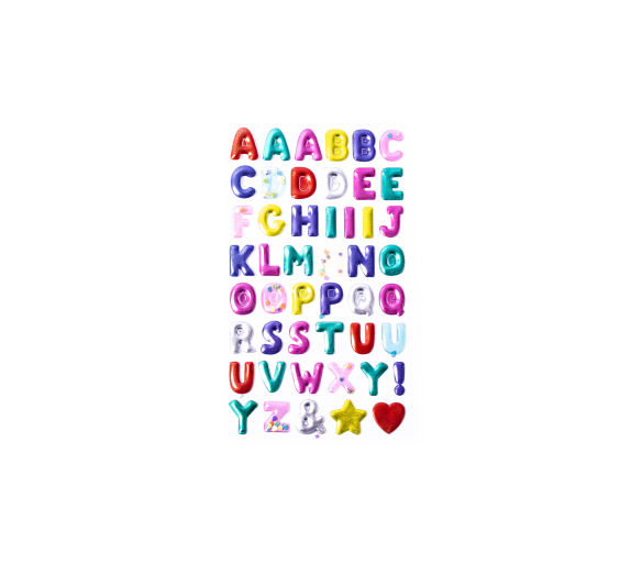 Aga4Kids Samolepící písmena DS8101MP