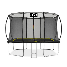 Aga Obdélníková trampolína 244x335 cm Černá/Žlutá 6SAF044 - II. JAKOST