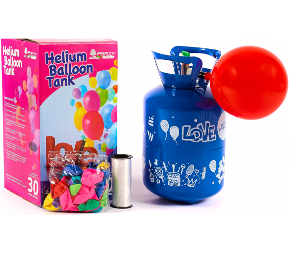 Aga4Kids Helium do balónků PARTY 15 MIX Green/Blue
