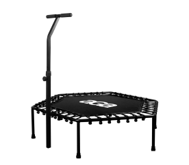 Aga FITNESS Trampolína 130 cm Černá + madlo 2TR022 - II. JAKOST