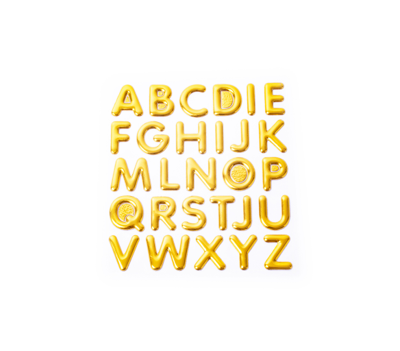 Aga4Kids Samolepící písmena DS8109ZP