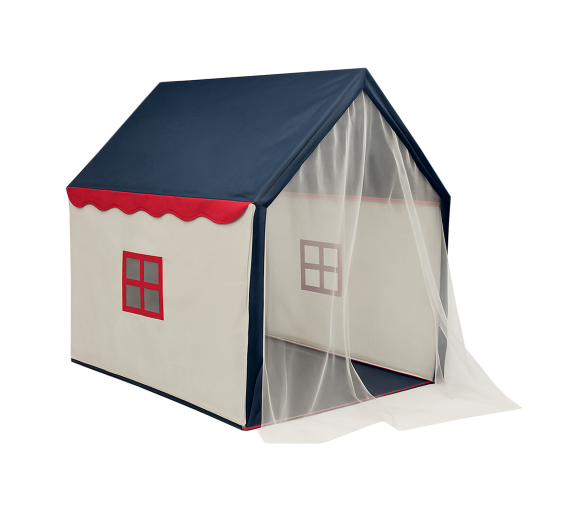 Aga4Kids Dětský hrací stan Domeček Béžový 6DZ031 - 2. JAKOST