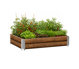 Aga Vyvýšený záhon 120x80x40 cm Dřevo