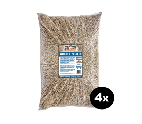 Aga 4x Dřevěné pelety Smrk 15 kg