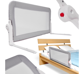 Aga Bezpečnostní zábrana k posteli 150 cm šedá