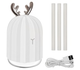 Zvlhčovač vzduchu USB, 220 ml Bílý Malatec 16365