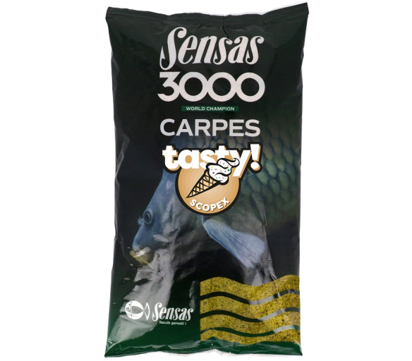 Sensas Krmítková směs 3000 Carp Tasty Scopex 1kg
