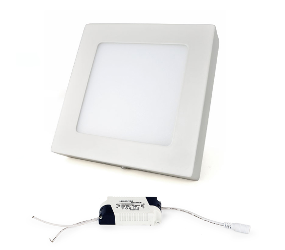 LED panel ČTVERCOVÝ BRGD0126 170x170x35mm přisazený - 12W - 230V - 860Lm - teplá bílá