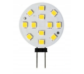LED žárovka G4 - 3W - 270 lm - SMD talířek - teplá bílá