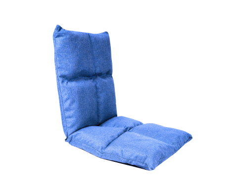 Aga Polohovací křeslo na podlahu 36x48x48 cm Modré