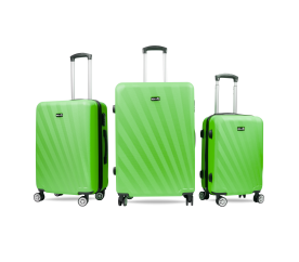 Aga Travel Sada cestovních kufrů  Zelená - 2. JAKOST