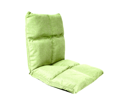 Aga Polohovací křeslo na podlahu 52x55x55 cm Zelené