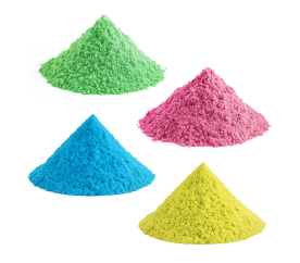 Aga4Kids Set kinetických písků 4 kg Zelený, Růžový, Modrý a Žlutý