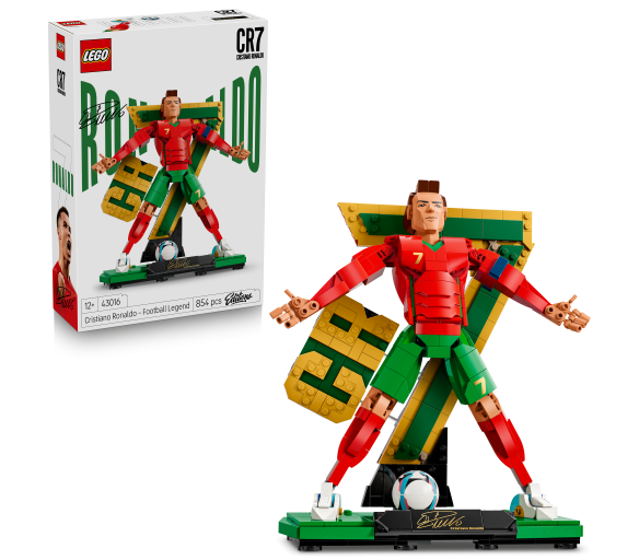LEGO® Editions 43016 Cristiano Ronaldo – Fotbalová legenda
