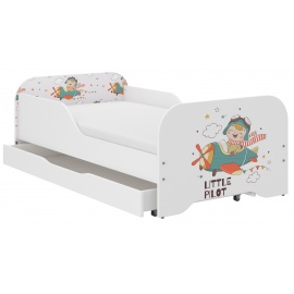 Wooden Toys Dětská postel Little Pilot 160x80 cm