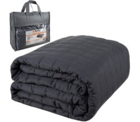 Zátěžová přikrývka antistresová 8 kg, 150 x 200 cm Šedá Ruhhy 19532