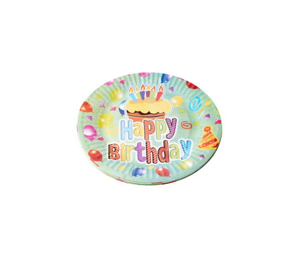 Aga4Kids Papírové talířky 18cm DS931-3 10 ks