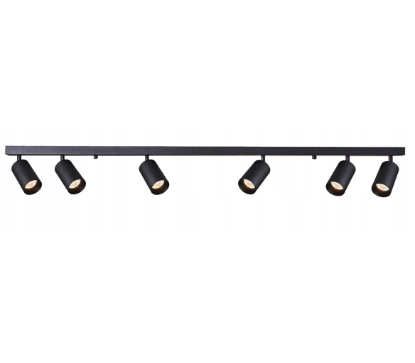 Stropní bodové svítidlo LED VIKI-L 6x GU10 černé