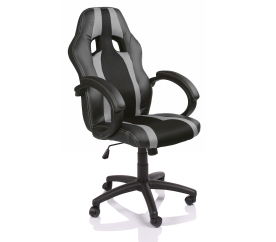 Tresko Herní židle Racing DAZ387 Black - Silver