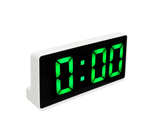 Aga Digitální hodiny s budíkem Zelené