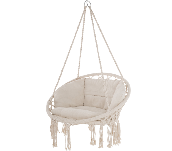 Aga Závěsné křeslo Béžové 2DAZ074