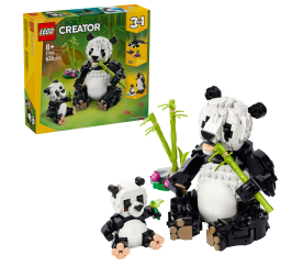 LEGO® Creator 3v1 31165 Divoká zvířata: Pandí rodinka