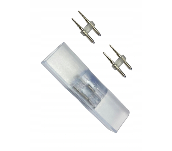 Krátká spojka pro LED pásky NEON - NEON + vidličky