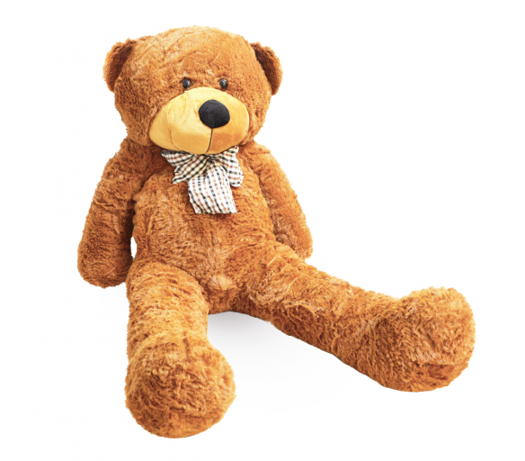 Aga4Kids Plyšový medvěd 130 cm Světle hnědý