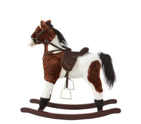 Aga4Kids Houpací koník Tmavě hnědý DZ813