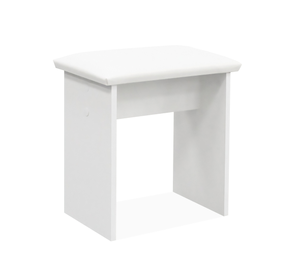 Aga Taburet k toaletnímu stolku MRDT15 Matný bílý