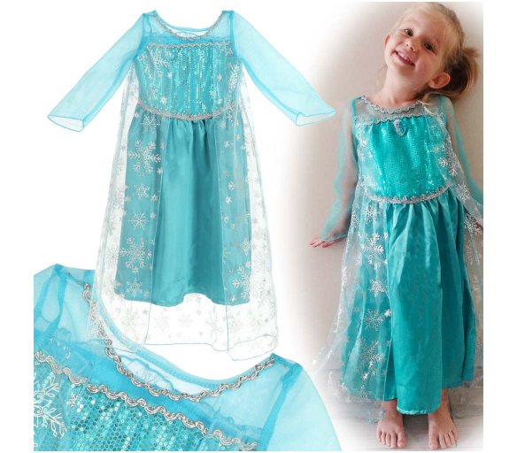 Aga Karnevalový kostým Elsa Frozen Ledové království 120cm