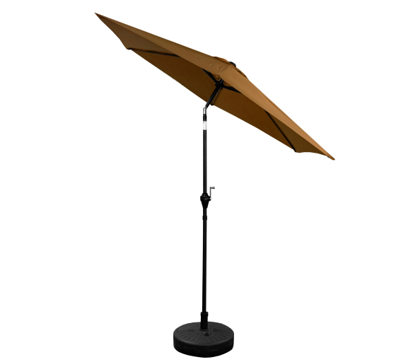 Aga Naklápěcí zahradní slunečník 250 cm Hnědý
