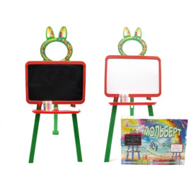 Doloni Oboustranná plastová tabule Zeleno-oranžová