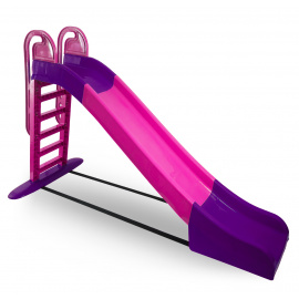 Doloni Skluzavka s madlem 243 cm Růžovo-fialová